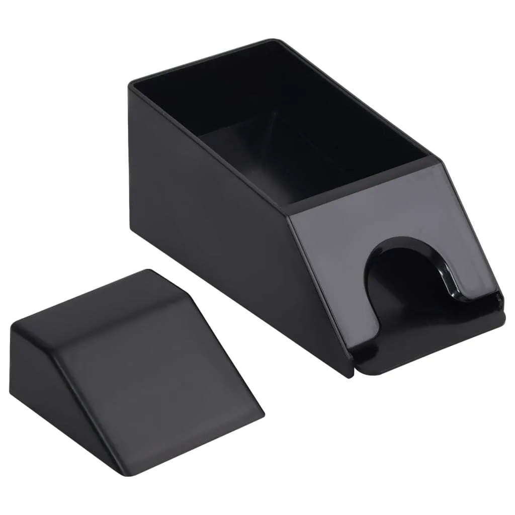Distributeur de cartes double deck noir - Accessoire de table de jeu - 3