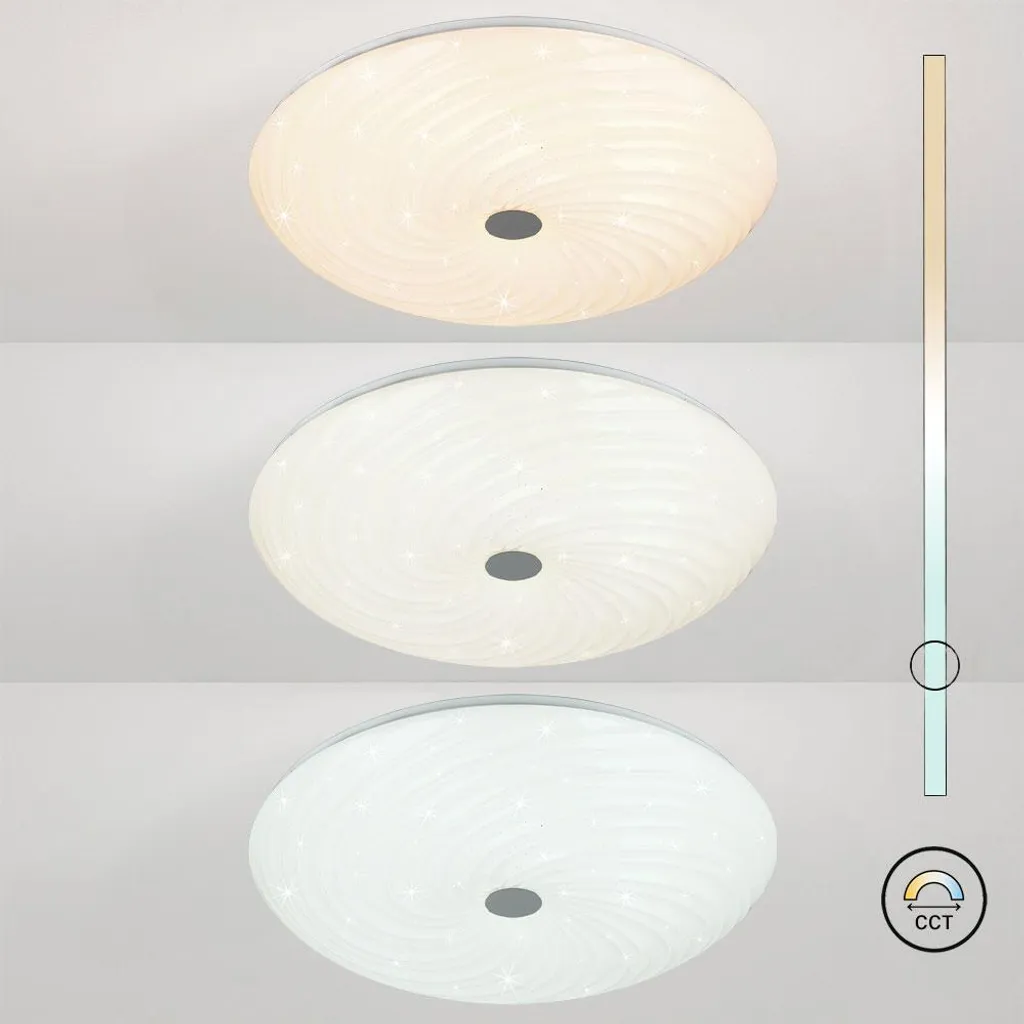 Plafonnier LED étoilé dimmable avec télécommande 57,5cm 45W design GRAVITY - 9