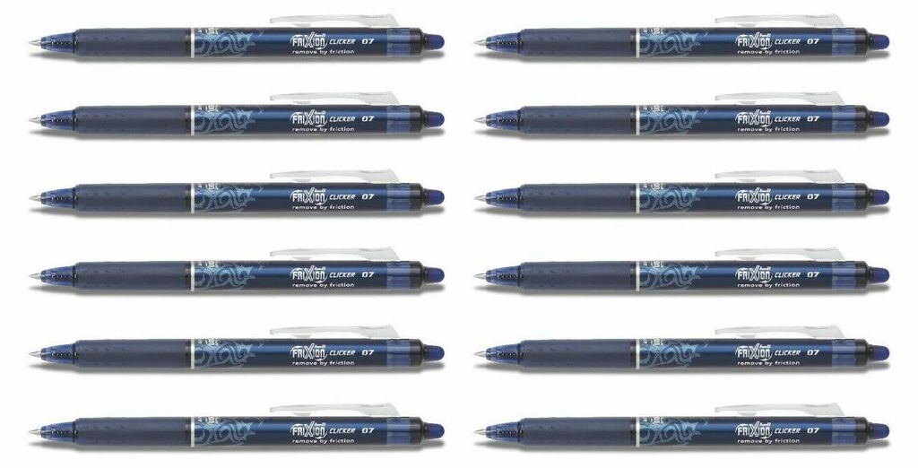 Pilot - Rollerpen Pilot Frixion Blrt -fr7 Clicker m Blauwzw | 1 Stück | 12 Stücke