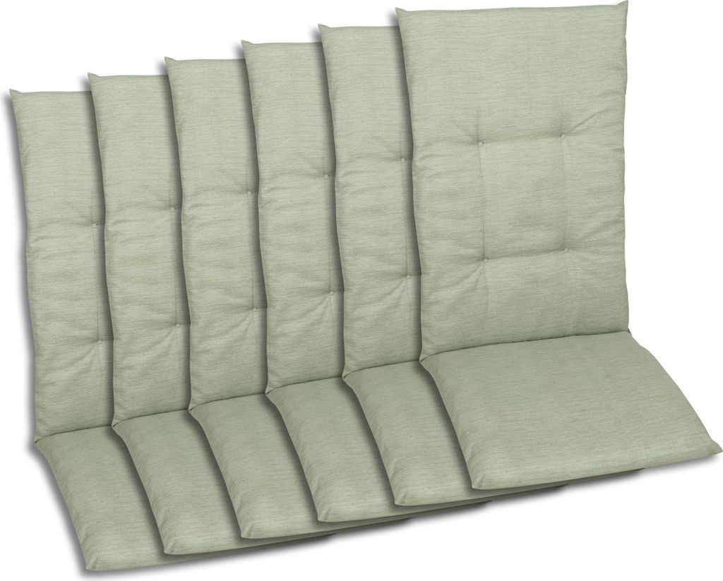 GO-DE Textil, Sesselauflage Hochlehner, 6er-Set, Farbe: Produktbild 