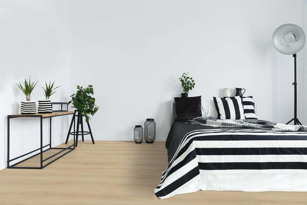5 mm Click-Vinyl CHECK One 2479 Soltau Eiche inkl. Trittschall Standard Breit VPE: 2,225 m²