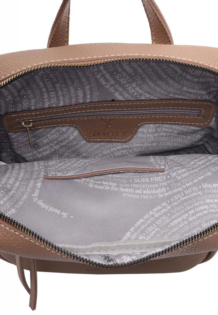 SURI FREY zaino Orry Backpack Taupe marrone - 4