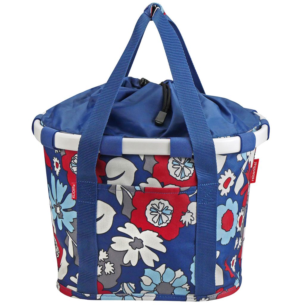 Klickfix Vorderradkorb "Bike Basket" , florist indigo