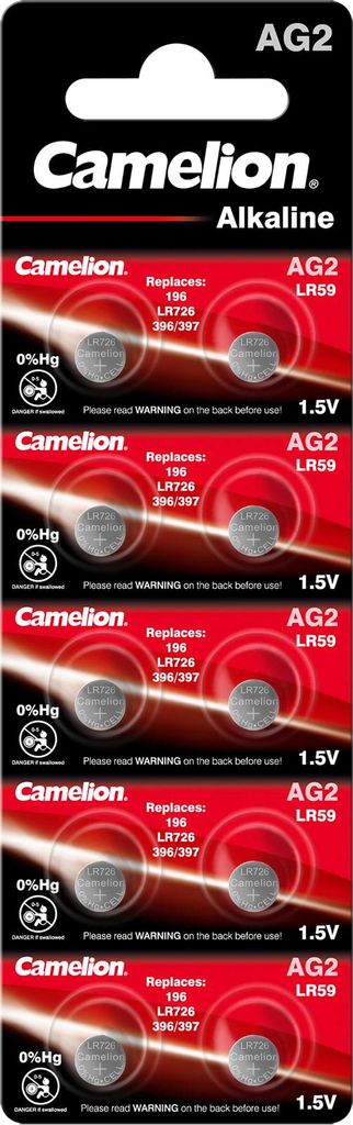 Camelion 12051002, Einwegbatterie, LR59, Alkali, 1,5 V, 10 Produktbild 