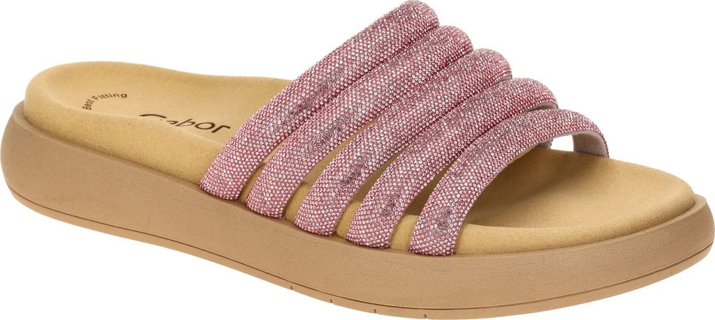 Gabor 63.752 Damenschuhe - bequeme Pantoletten rose Elegant Produktbild 