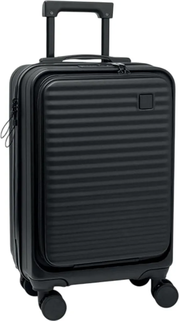 Valise trolley de voyage City MO1871 Noir : Idéale pour avion et train
