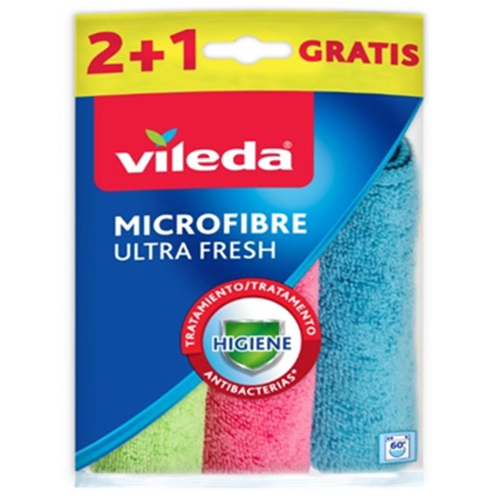 Vileda Ścierka Mikrofibra Ultra Fresh 2+1 167602... Zdjęcie produktu