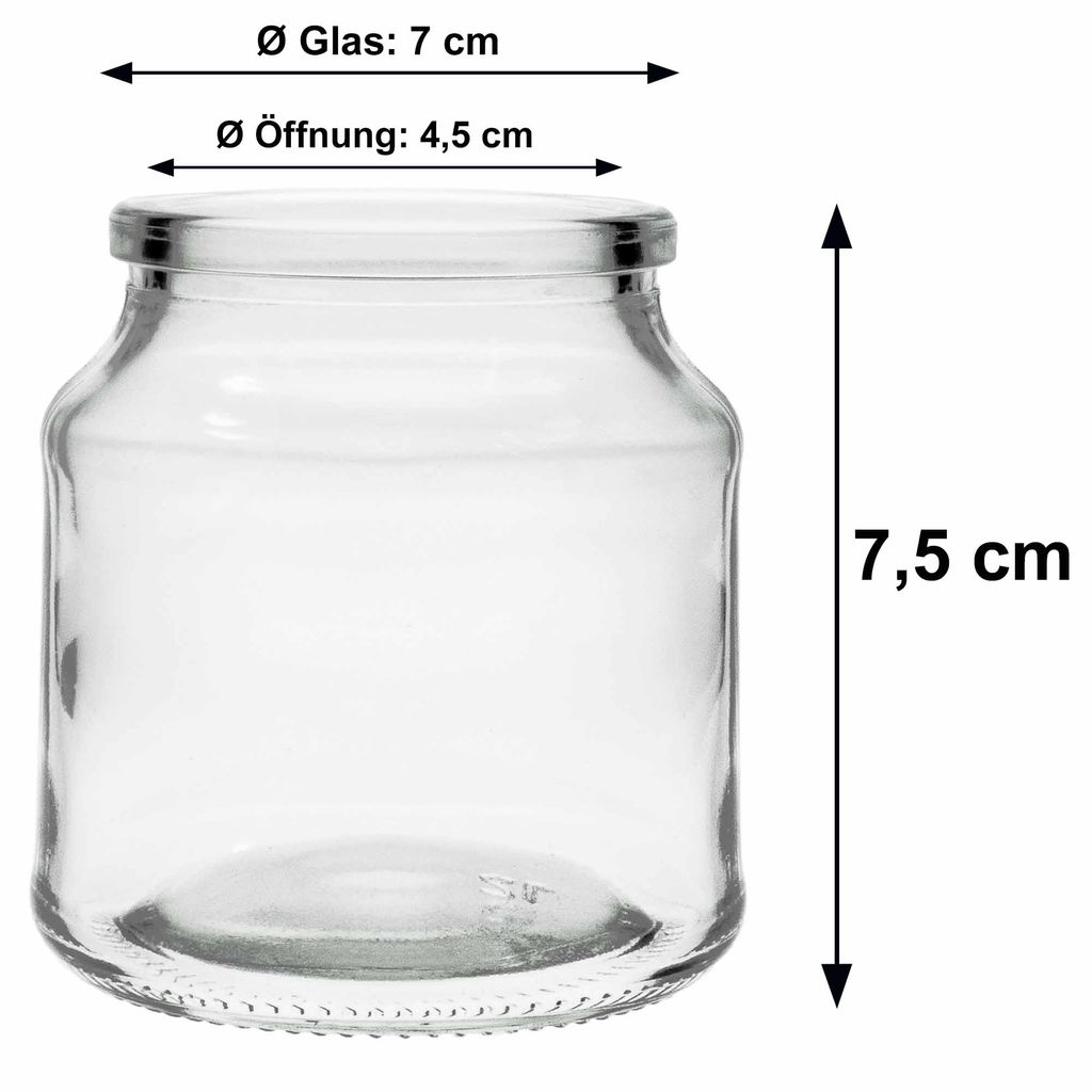 12 Windlicht Glas H 7cm Dekoglas Teelichtglas Windlichter Dekoglas Teelichgläser 