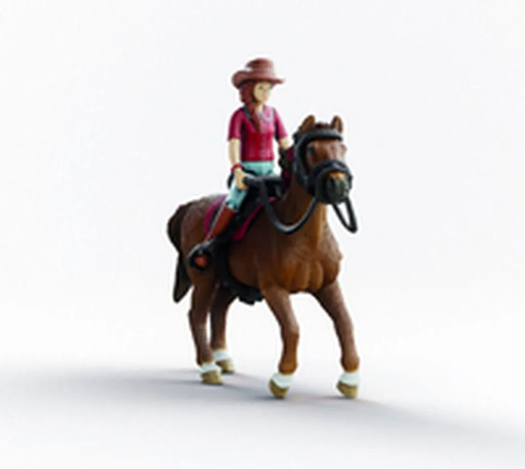 Figurine Schleich Horse Club 42711 Hannah & Cayenne avec accessoires