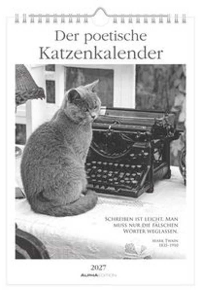 Il calendario poetico dei gatti 2027 Immagine del prodotto 