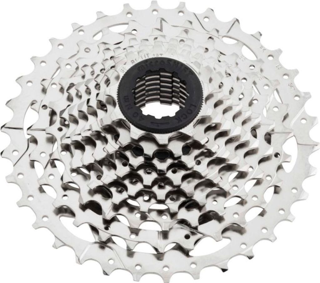 Microshift R9 CS-H092 9 Fach Road Kassette 11-34 T Silber