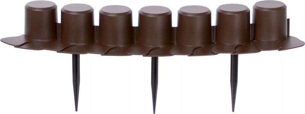 Palisáda zahradní 405 cm - hnědá Image du produit 