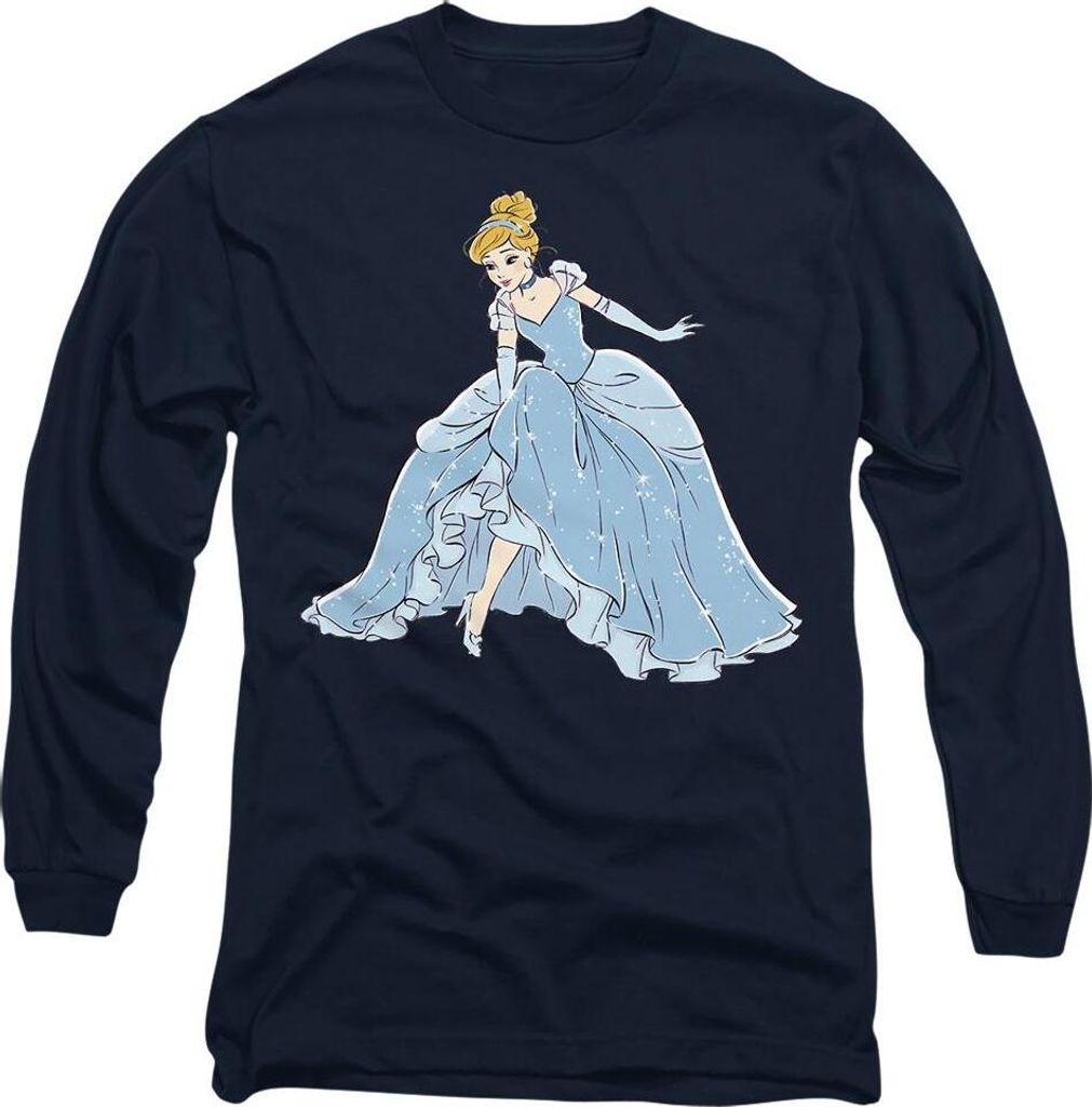 Cinderella - "Sparkling Princess" T-Shirt für Herren/Damen Uni TV14597 (M) (Marineblau)