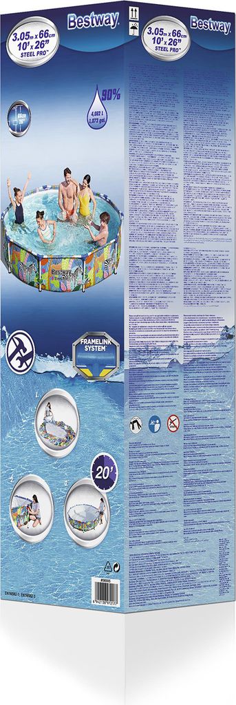 Bestway Pool Steel Pro Rahmen 305×66 cm Produktbild 38