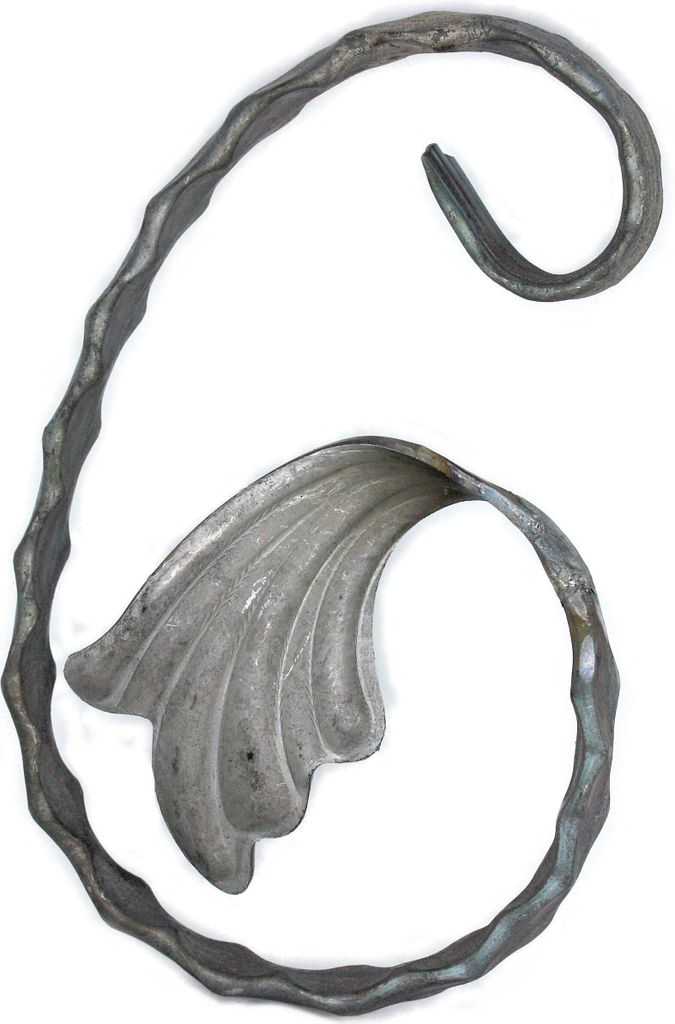 UHRIG Schmiedeeisen Schnörkel, Bogen geschmiedet für z.B. Zaun, Geländer uvm. 150x100mm aus 12x6mm Stahl