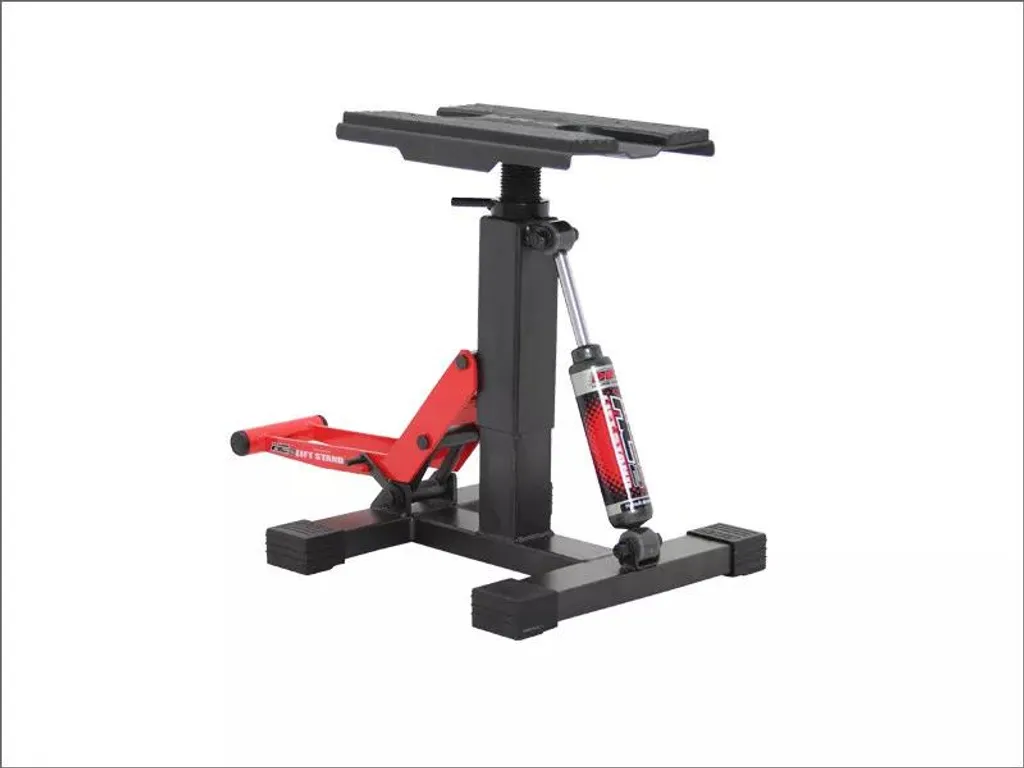 Stand DRC HC2 Twin-Arm avec Amortisseur de Descente pour Moto Cross