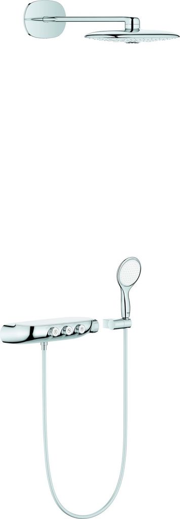 Grohe Duschsystem SYSTEM SMARTCONTROL 360 DUO RAINSHOWER mit Thermostatbatterie chrom