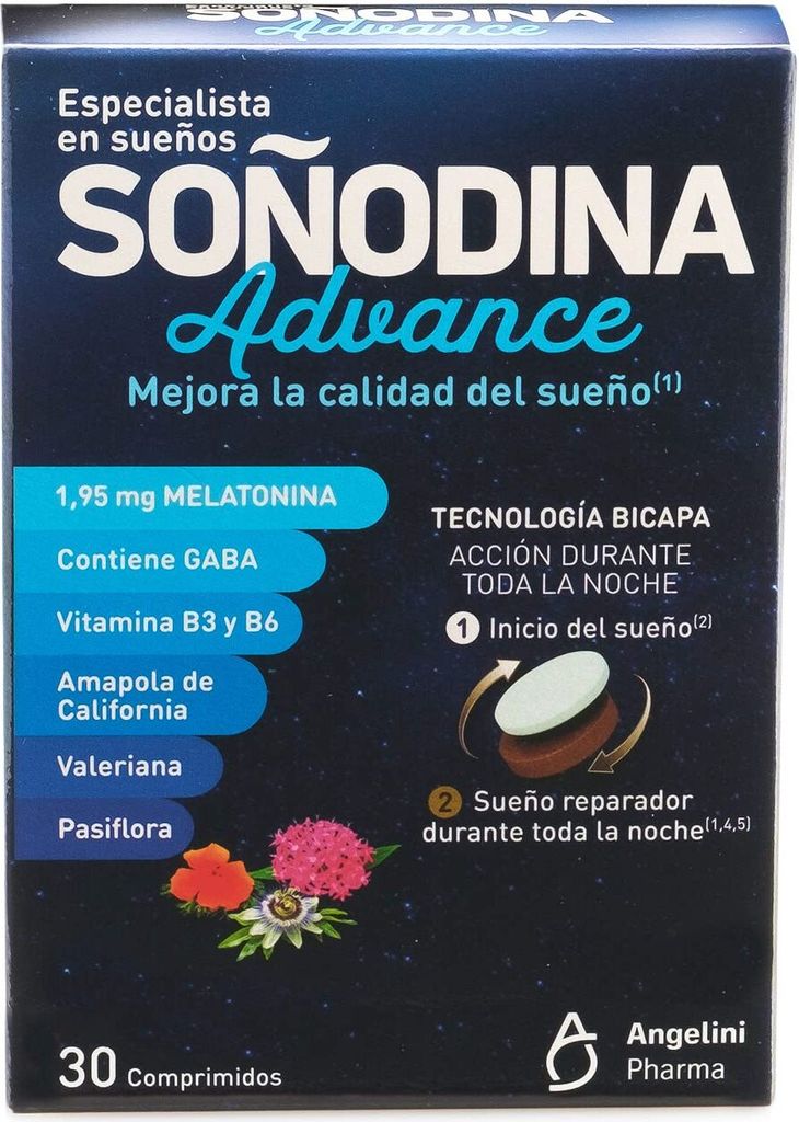 Angelini Natura Soñodine 30 Tablets