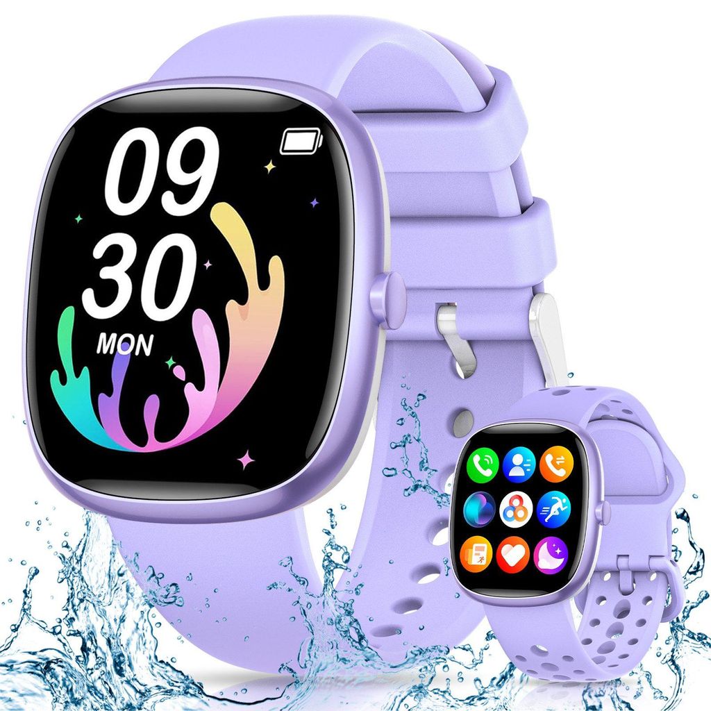 2026 Smartwatch Kinder,Kinder Geschenke für Jungen Mädchen 5-16 Jahren Smartwatch,Schrittzähler,Wecker,Fitnesstracker 20 Sportmodi,Kindergeschenke