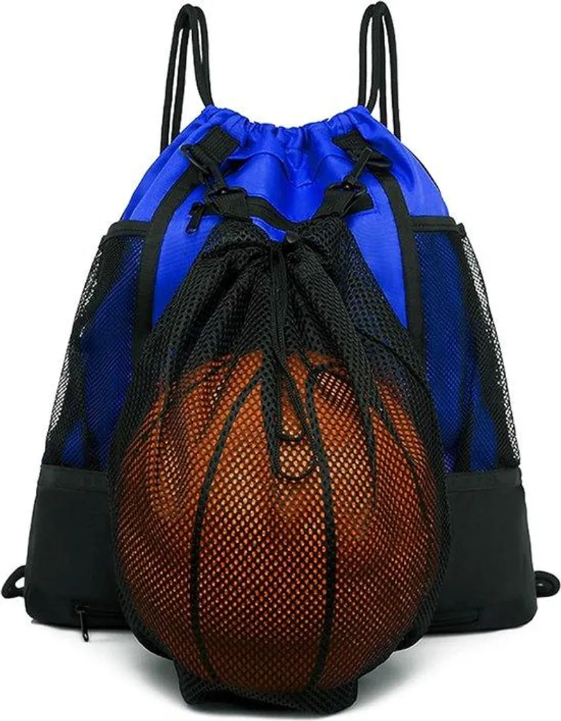 Sac de sport enfant avec poche en filet aérée et bandoulière confort