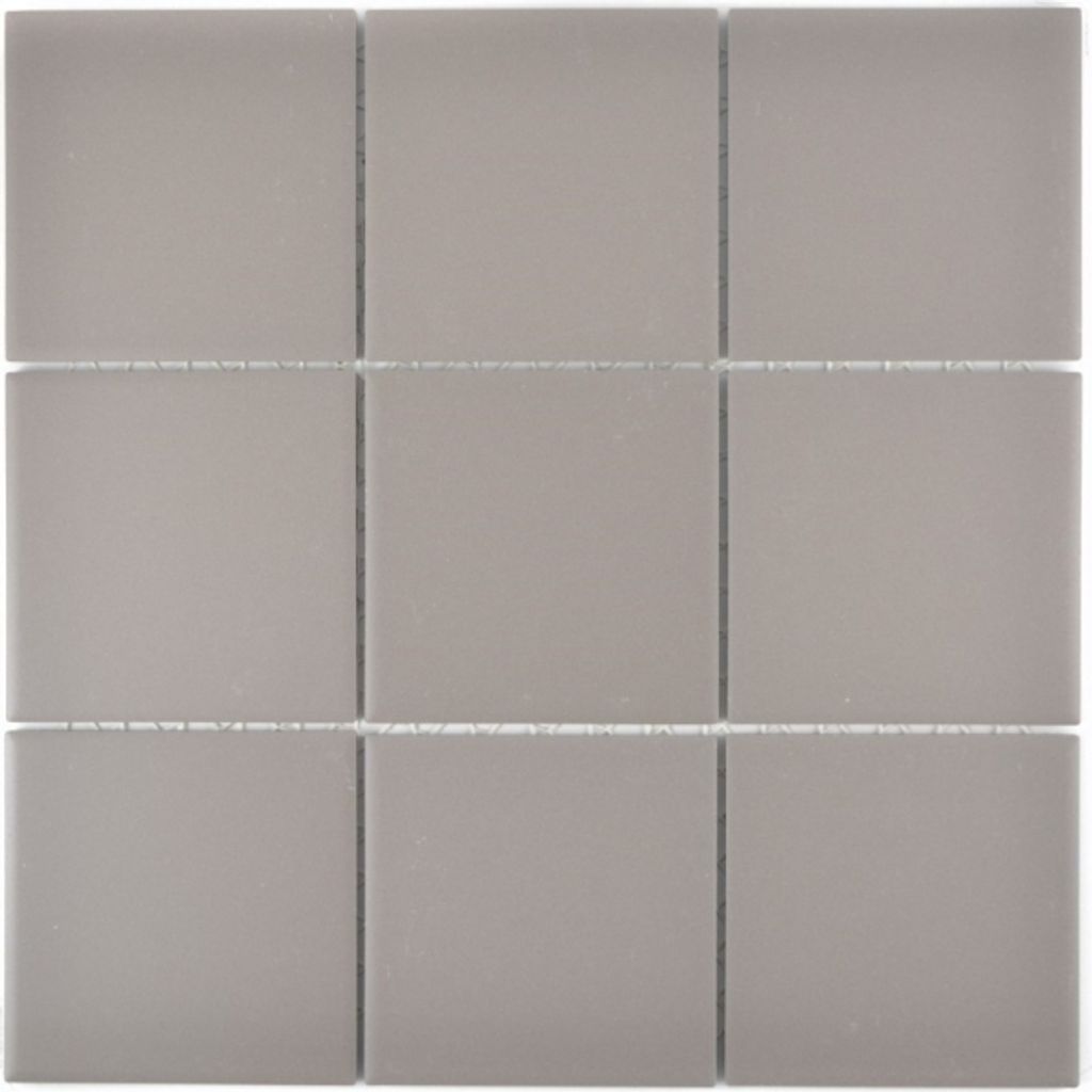 Mosani MOS22-0202_f, Mosaik, Glas, Grau, Drinnen, Rechteck, 298 mm