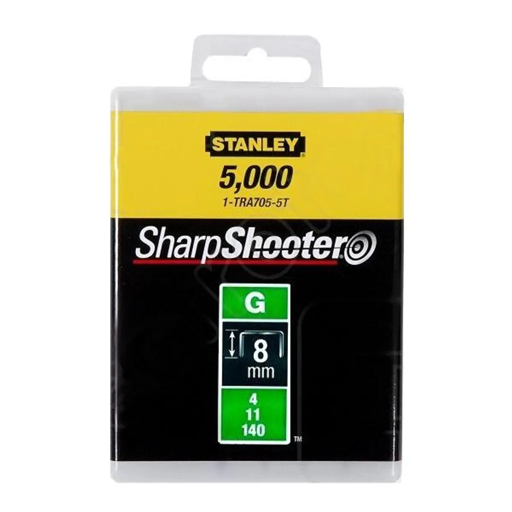 Punti Metallici Stanley TRA205T 8mm 5/16 Light Duty per Tappezzeria 1000pz