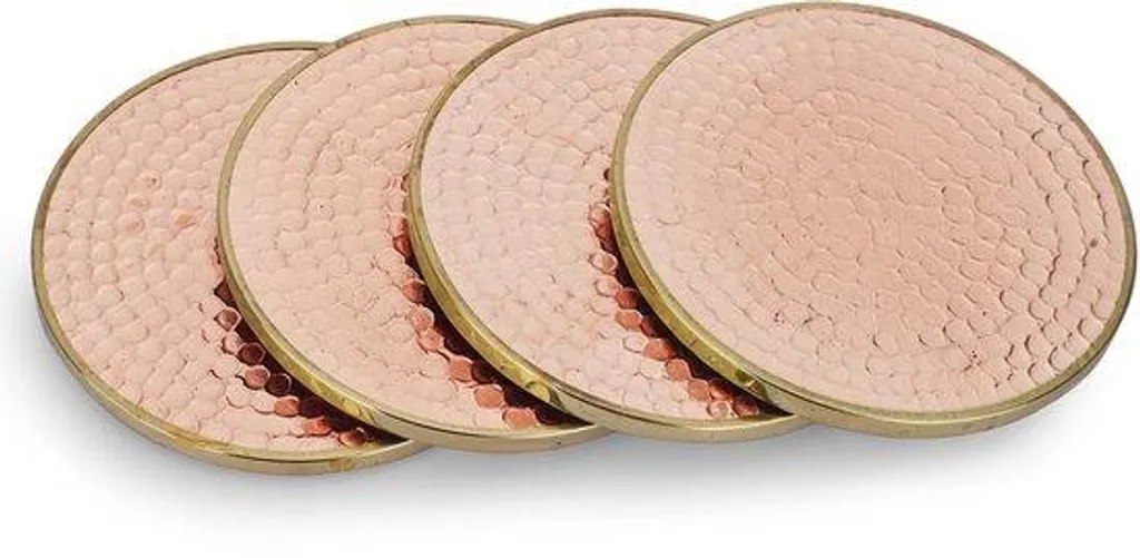 Sous-verres Mariage Carrés Mocca Marron - Protégez vos Nappes en Lot 50