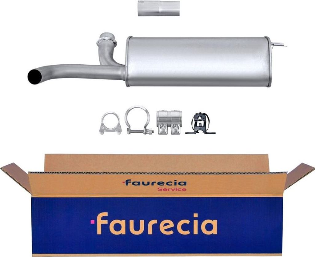Endschalldämpfer FAURECIA IAM-Expertise passend für u.a. CITROËN JUMPY