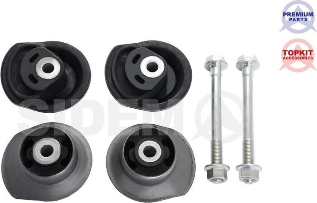 SIDEM 863303 SET Lagerung, Achsgehäuse OE 1H9501541 kompatibel mit Golf III, Golf IV