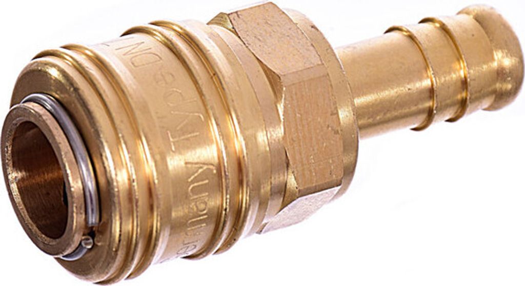 Pneumatische Schnellkupplungen Mit Weiblicher Anschluss Für Schläuche 10 Mm, Deutscher Typ, Messing