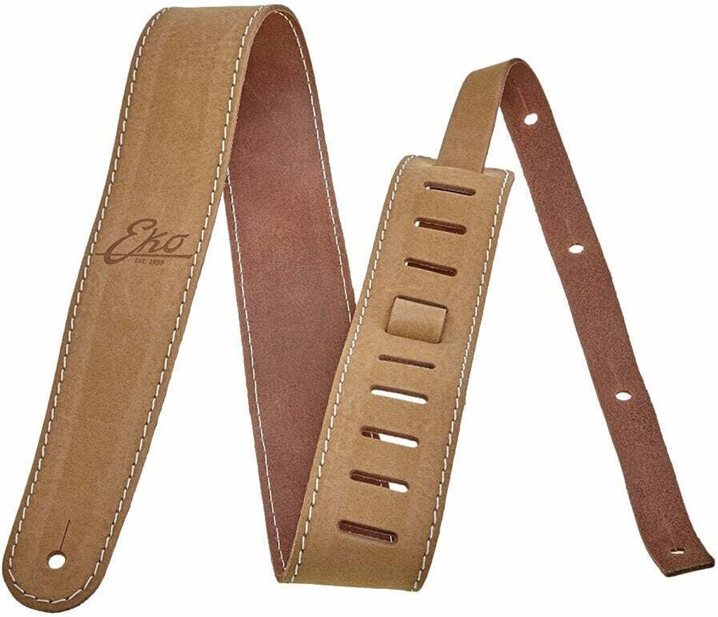 Eko guitars Eko GBU Strap Leather Gitarrengurt Brown