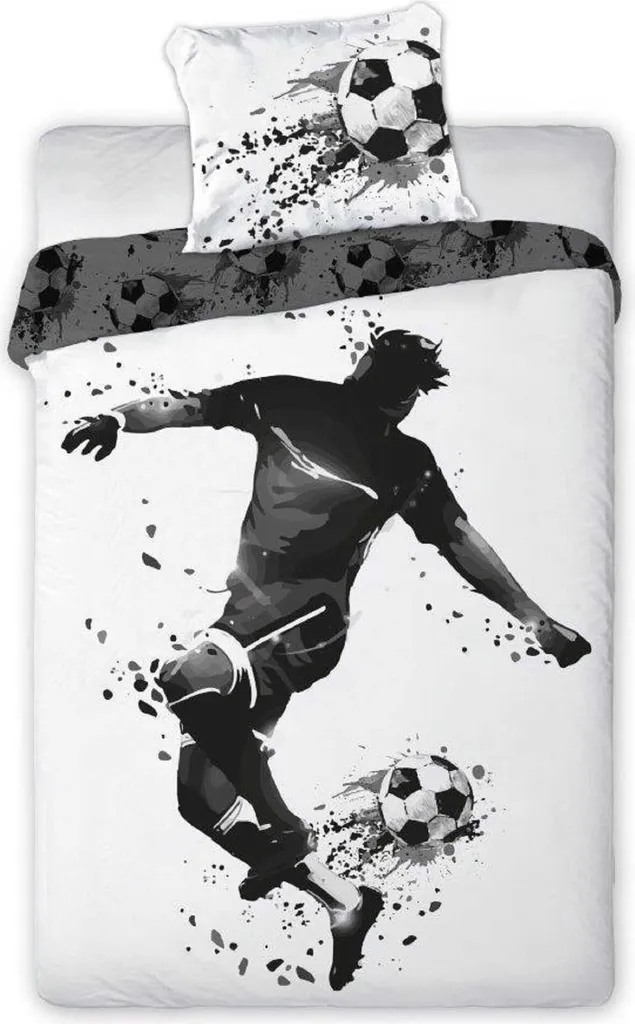 Parure de lit Enfant Football 140x200 pour une chambre thématique sport
