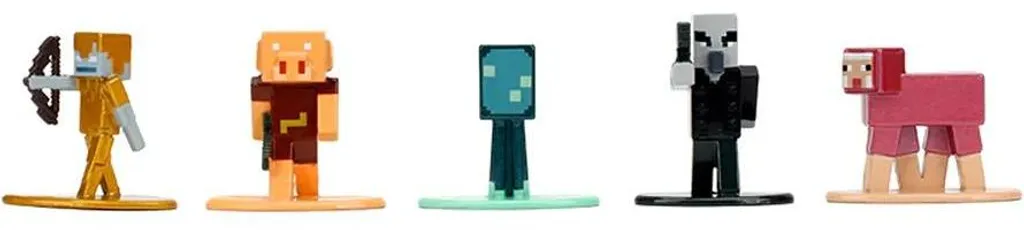 Figurines de Collection Minecraft Jada W13 Multicolores Mini de 4 cm - 8