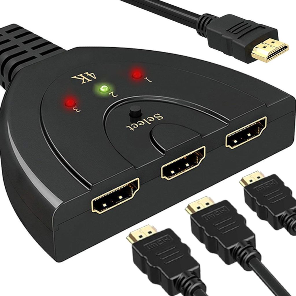 HDMI Splitter 1-3 porte Interruttore 3in1 Splitter HDMI Immagine del prodotto 
