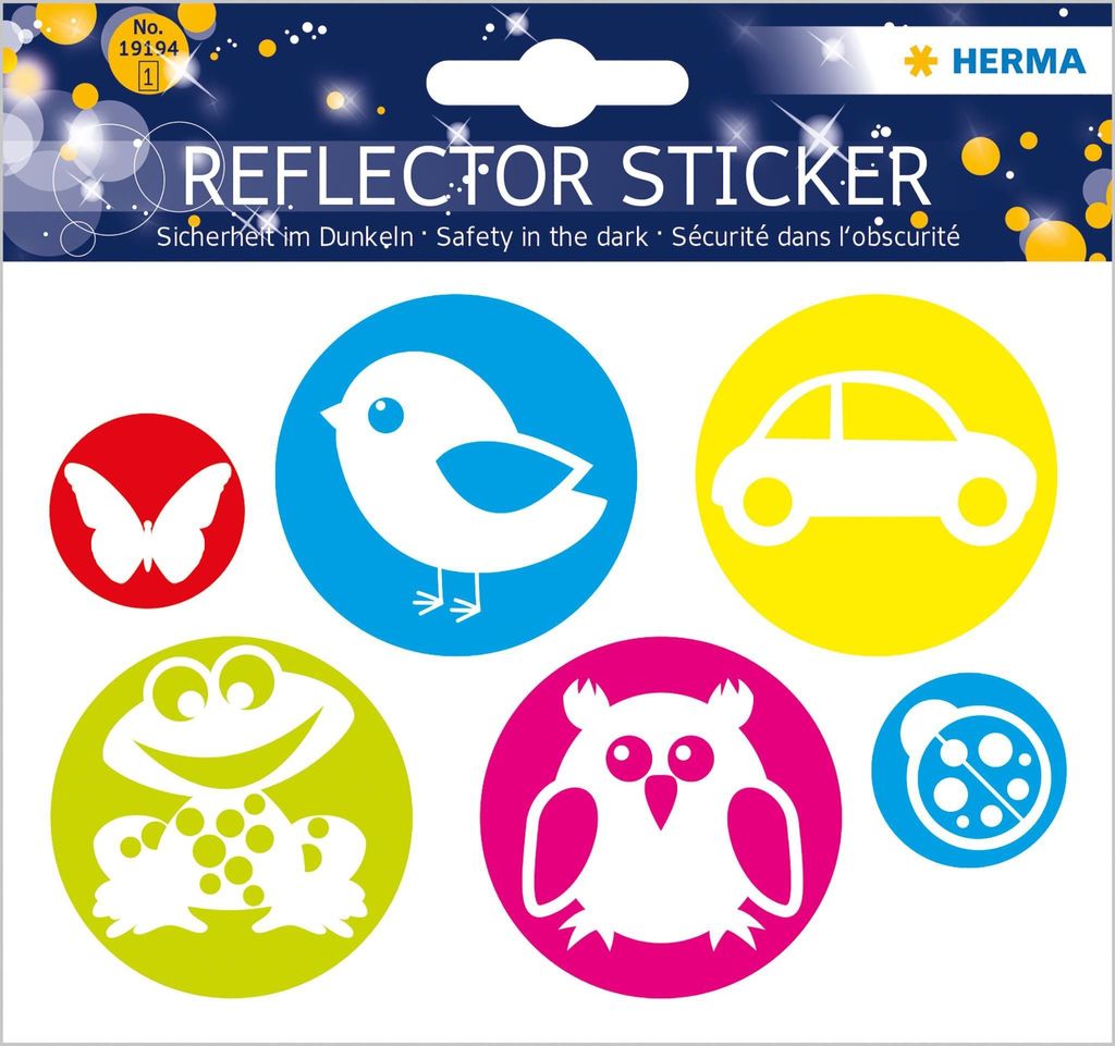 HERMA 019194, Folie, Mehrfarbig, Tiermuster, Zimmerdecke, Produktbild 