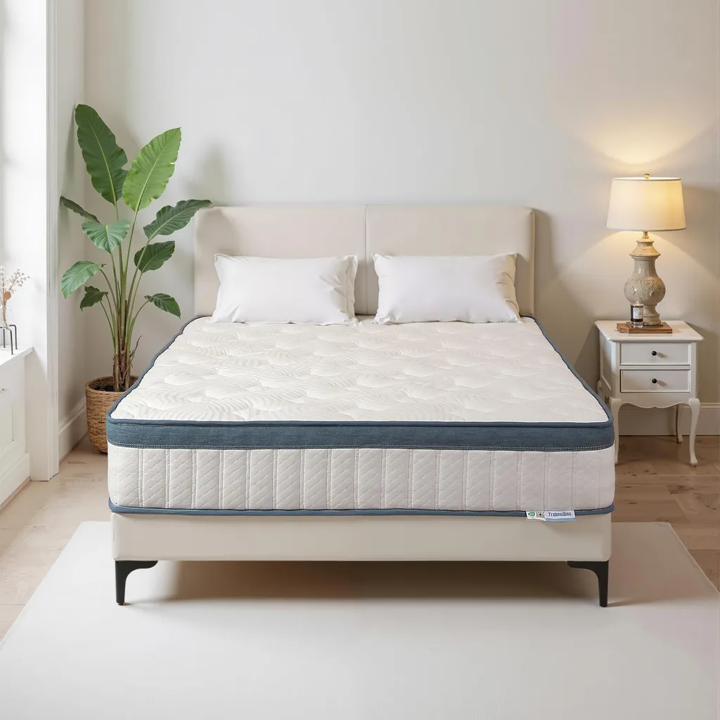 Matelas 7 zones 90x200 cm avec mousse à mémoire de forme gel et H3