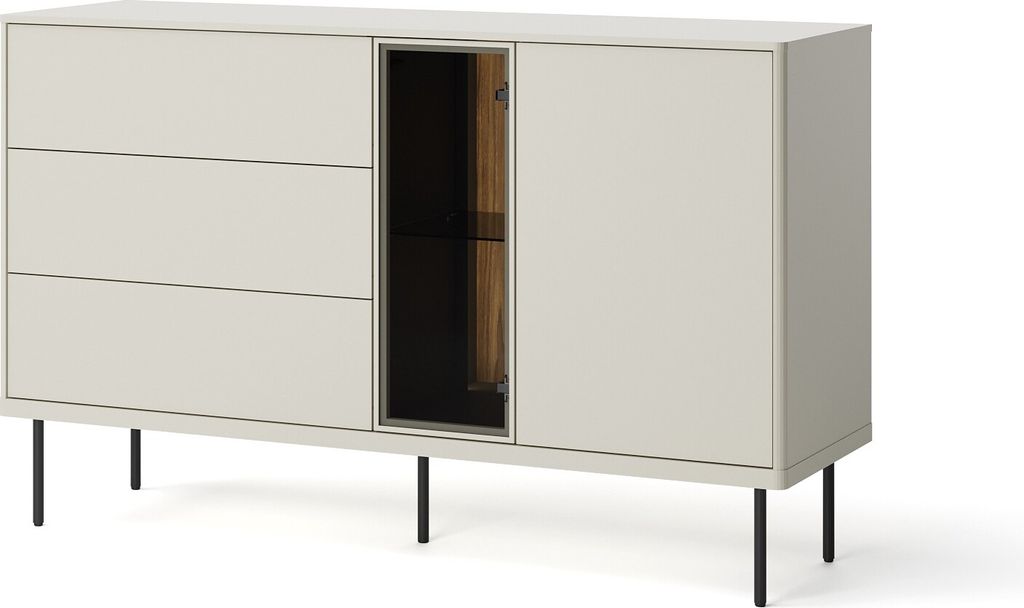 Furniture24 Sideboard Epiro Ep-03 Kommode Kaschmir / Dunkle Produktbild 