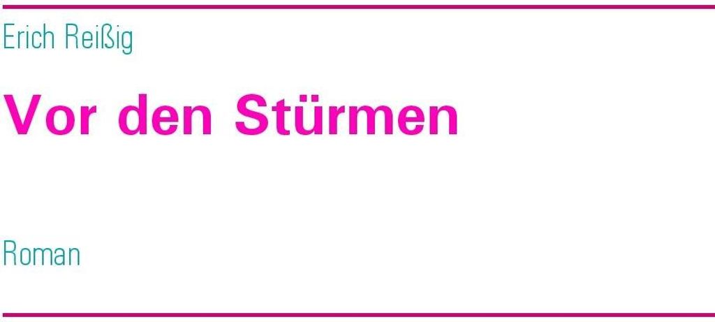 Vor den Stürmen