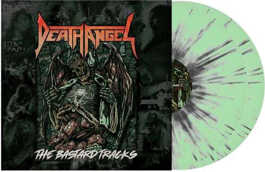 Death Angel - The Bastard Tracks (Limited Edition) (Springtime Green W/ Dark Grey Splatter)