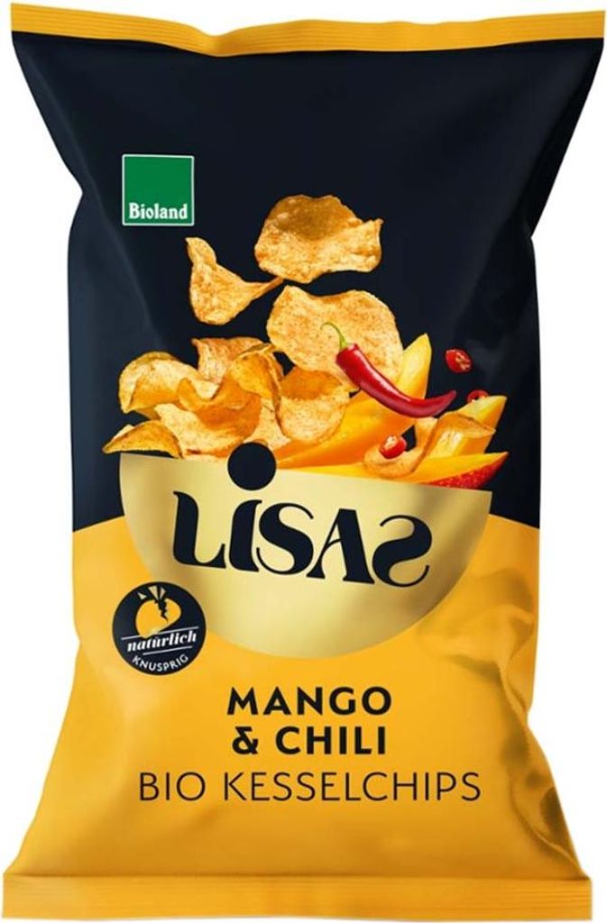 Lisas Kesselchips Mango & Chili 115g