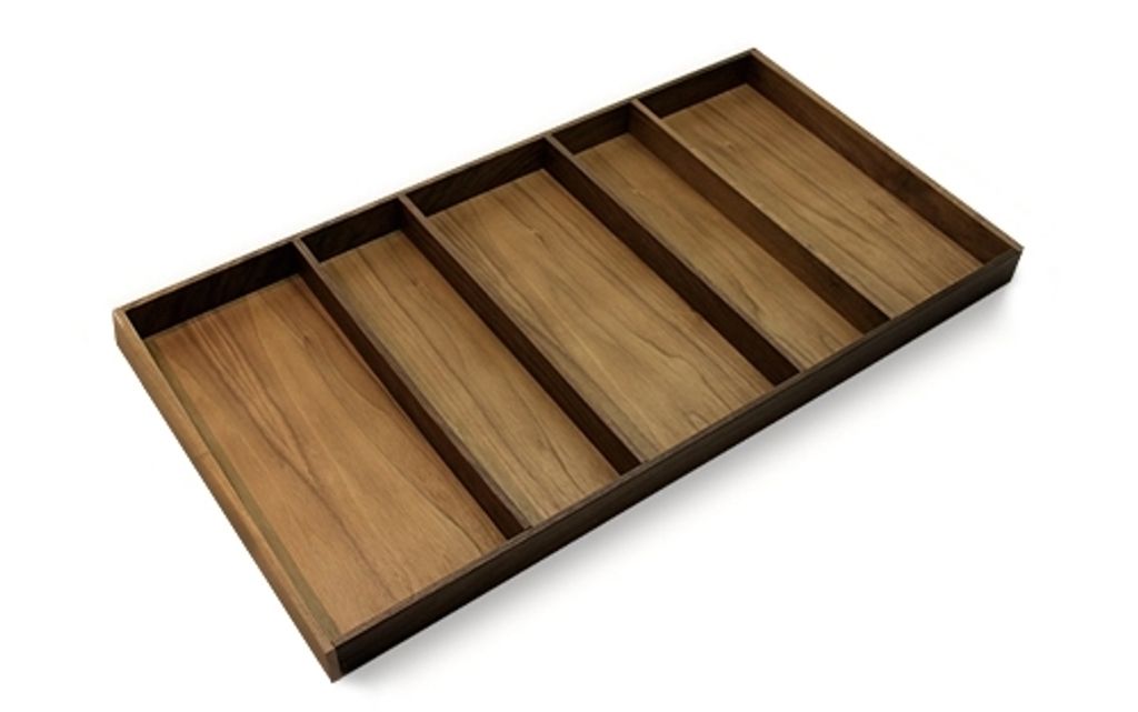 Mehrzweckeinsatz NUSSBAUM 100er Schub. B 908 x T 479 mm passend für Grass Nova 16 mm Schubladen