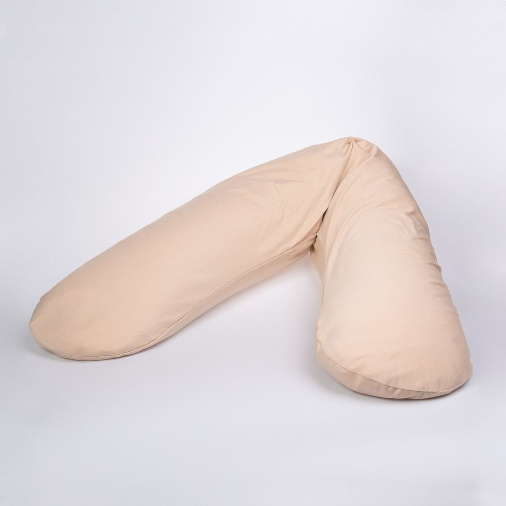 THERALINE Stillkissen Original mit Bambusbezug - Cappuccino