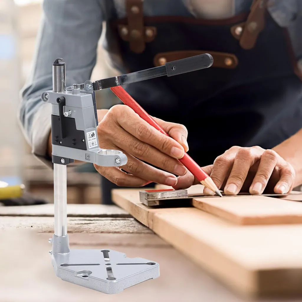 Presse à Pied pour Perceuse Électrique, Support Universel en Aluminium