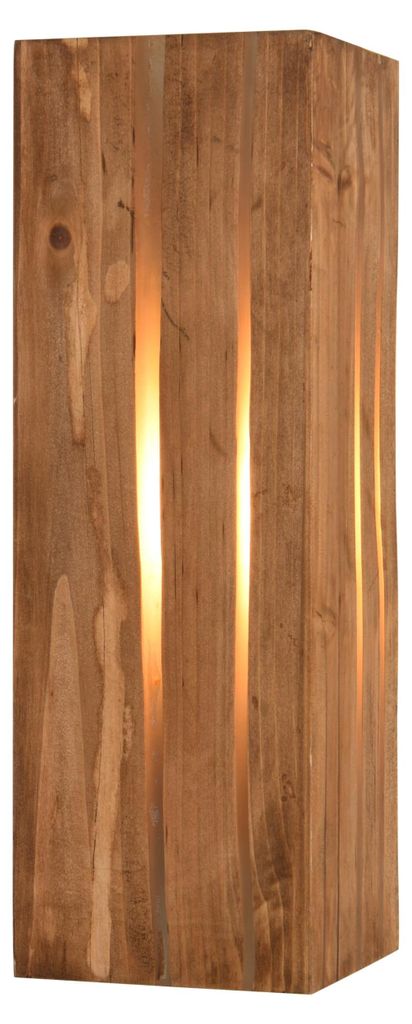 Kinkiet KARUNI jasne drewno 1xE14x10W drewno wym:11x30x14cm Zdjęcie produktu 