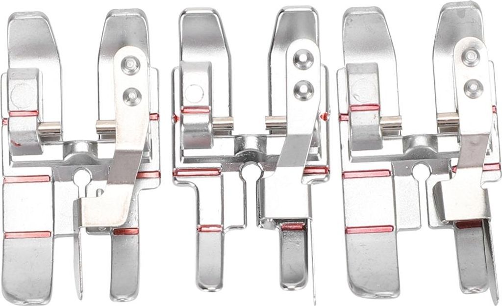 3 Stück 1/4 Zoll Quiltfuß speziell für PFAFF Haushalts-Multifunktions-Nähmaschinenzubehör
