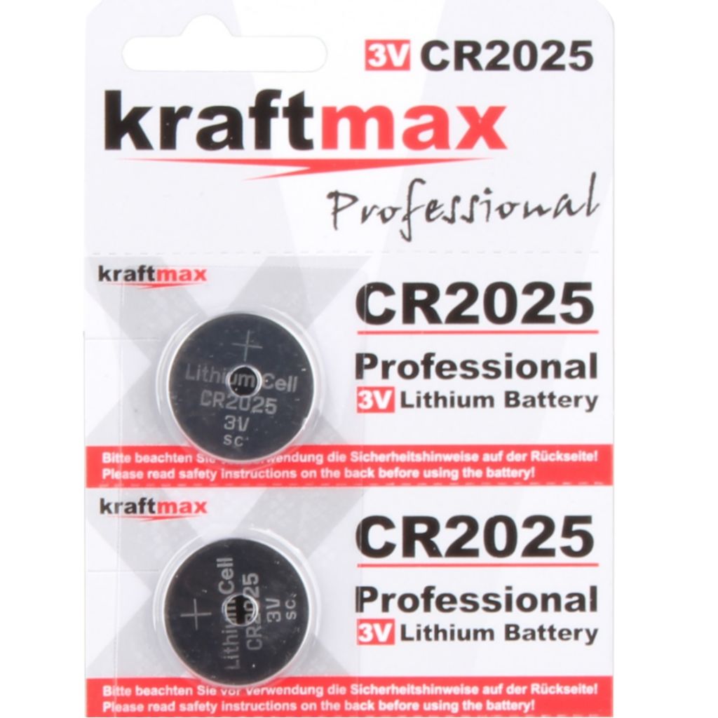 200 x Knopfzelle CR2025 Wilhelm Batterie Lithium 3V CR 2025 Industrieware 