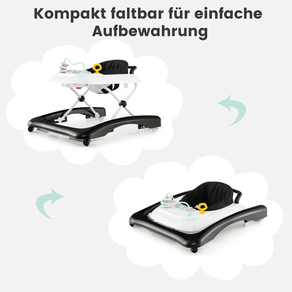 Trotteur Bébé Gain de Place Pliable : La Solution pour Petits Espaces - 9