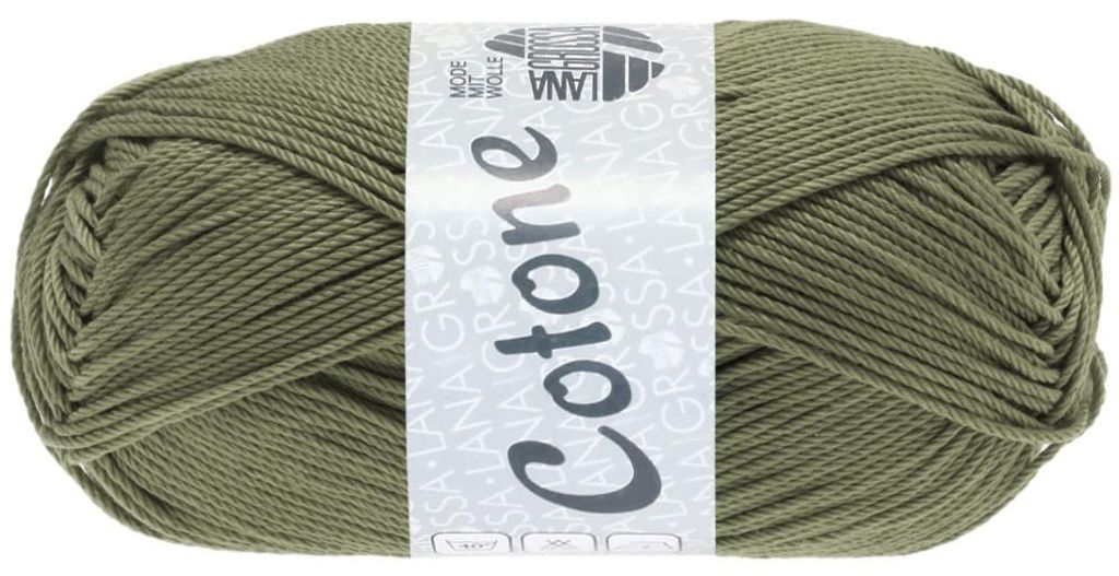 Lana Grossa - Cotone 0087 oleandergrün Produktbild 