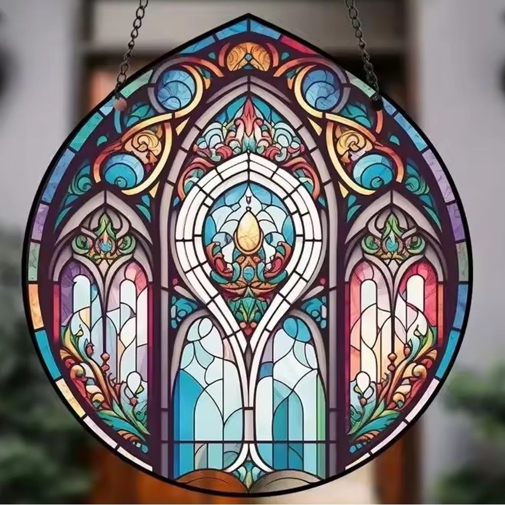 Sonnenfänger Gothic/Typ6 – Farbenspiel für Ihr Fenster KP31638