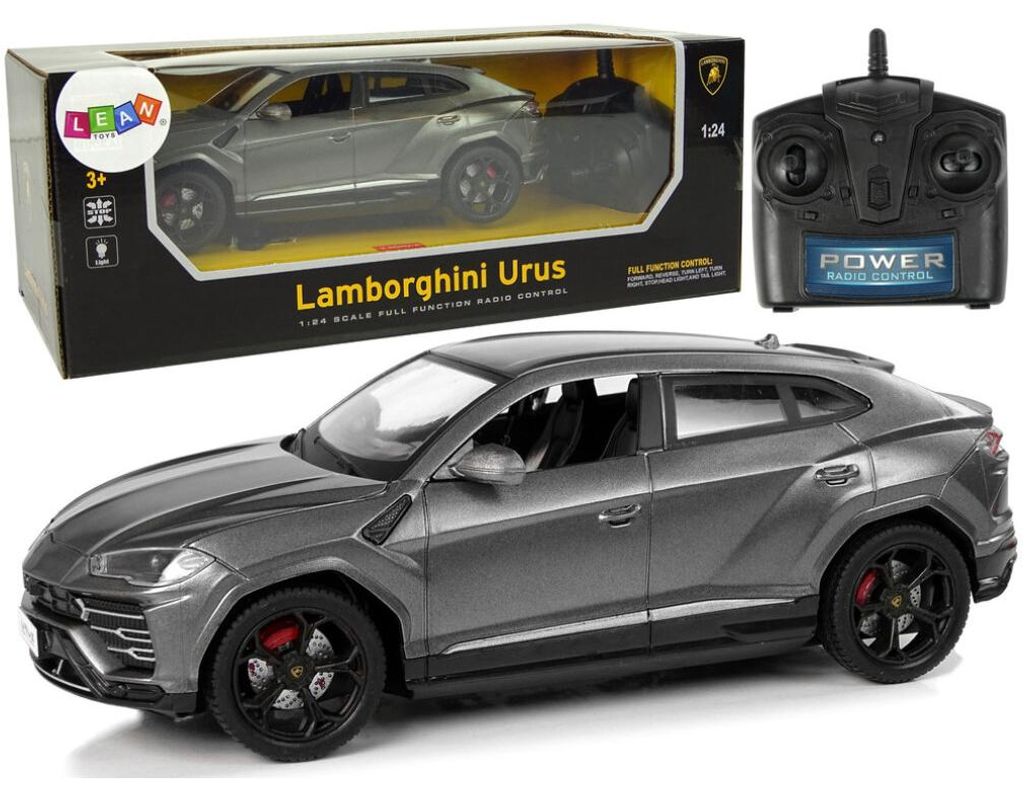 Leantoys Auto R/C 1:24 Lamborghini Urus Schwarz 2.4 G Produktbild 